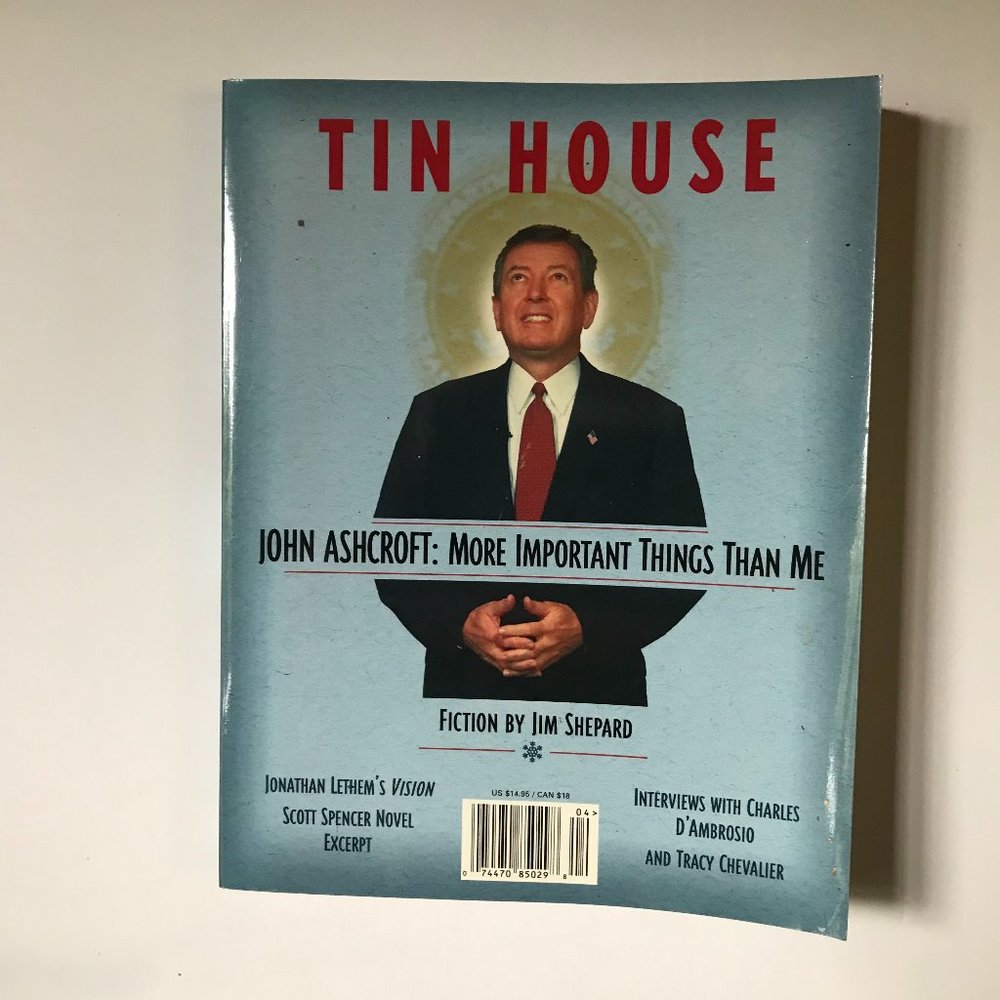 Tin House Magazine, Gimme Shelter, Volume Four Number 2